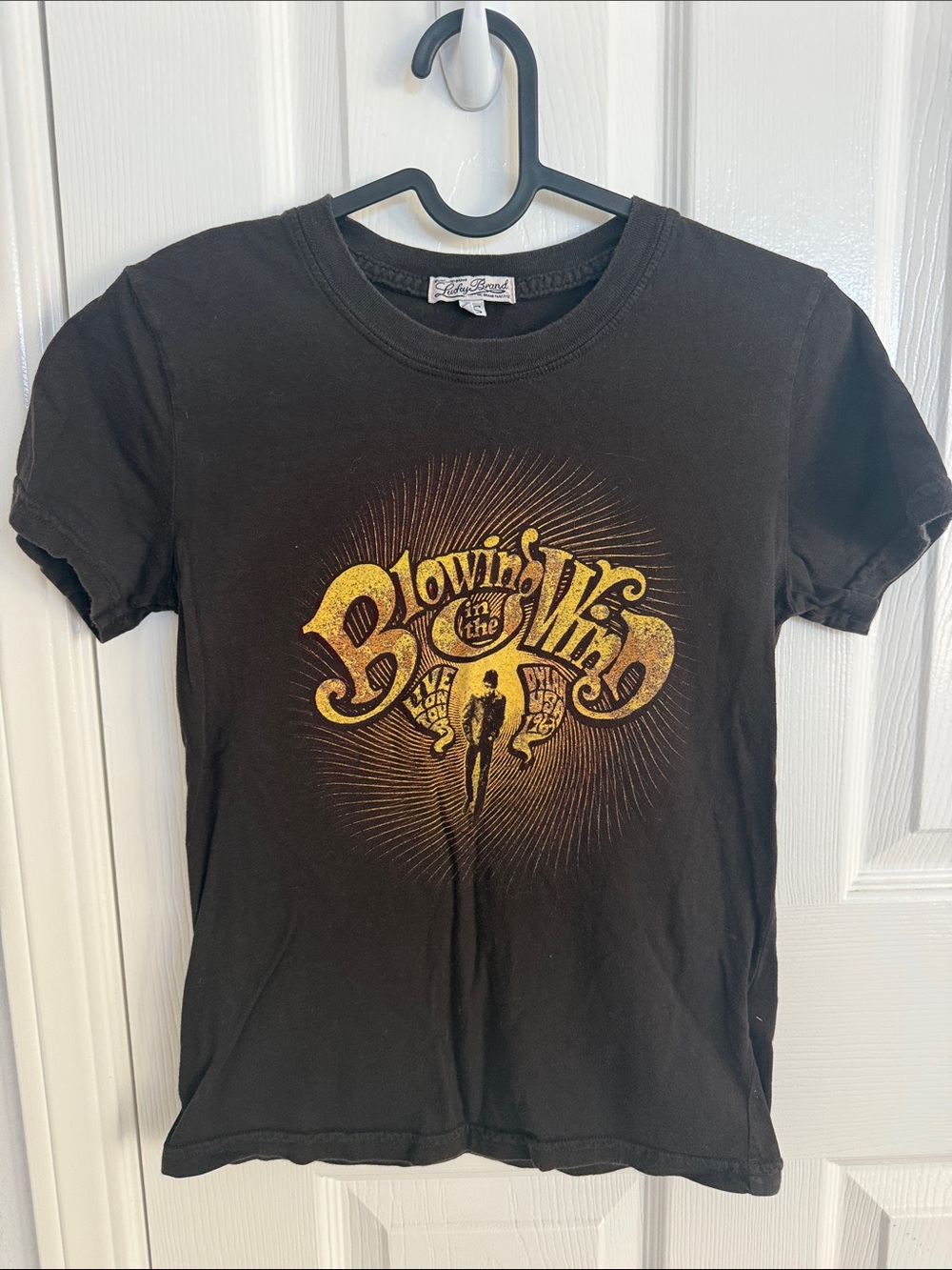 Lucky Brand Black Bob Dylan tee, Rare